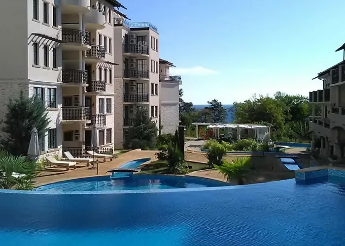 Beautiful 1st-line Seaview Private In The Cliff Obzor